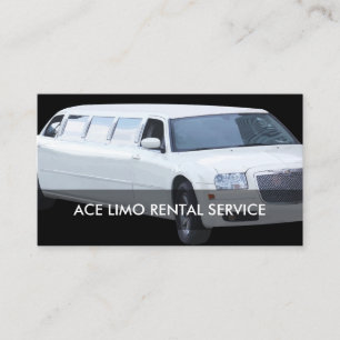 Mietservice für Limousinen Visitenkarte