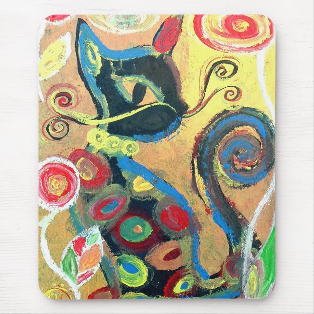 miette im Garten Mousepad (Vorne)