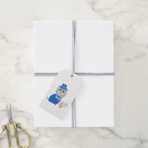 Miezekatze Chanukkas Menorah Geschenkanhänger