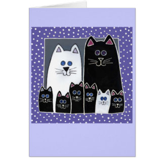 Miezekatze-Familien-Porträt