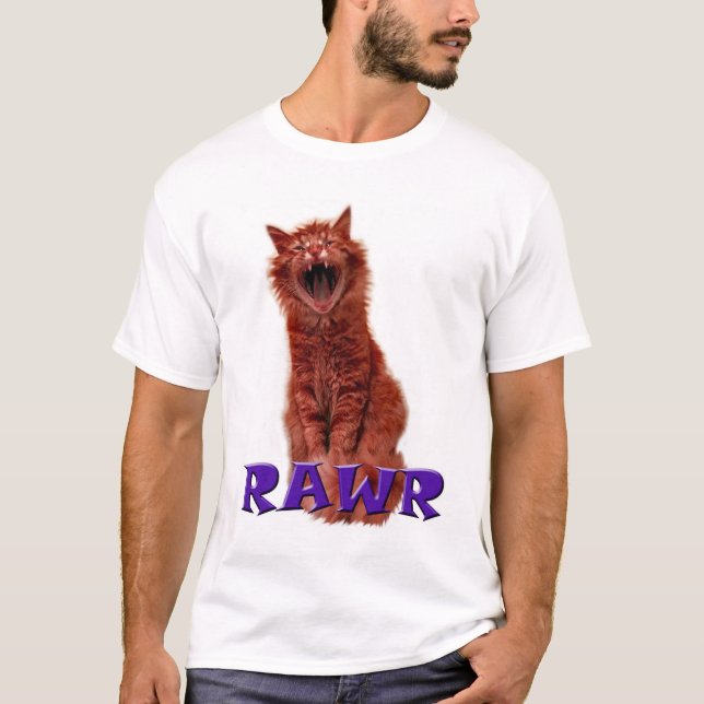 Miezekatze geht Rawr!!! T-Shirt (Vorderseite)