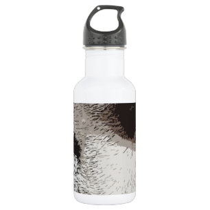 Miezekatze-Haustiertier-Freundfamilienkunst der Edelstahlflasche