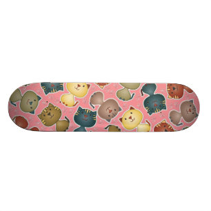 Miezekatze Kats rosa Skateboard