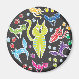 Miezekatze-Katzen-Magnet Magnet