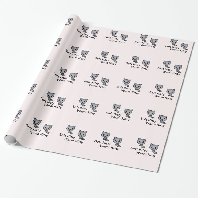 Miezekatze-Katzen-Packpapier Geschenkpapier (Ungerollt)