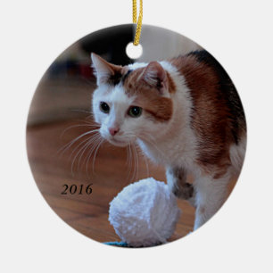 Miezekatze Keramikornament