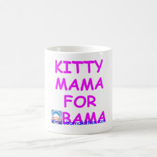 Miezekatze-Mutter für Obama Tasse