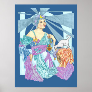 Miezekatzeselene-Plakat Poster