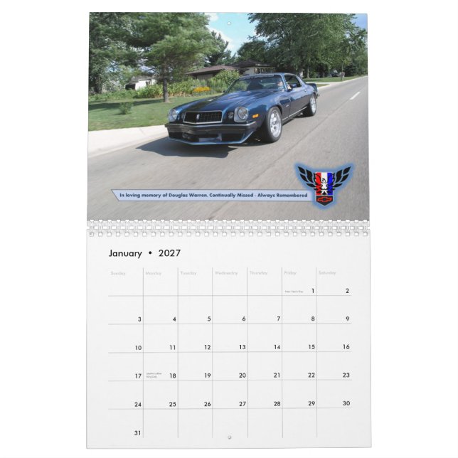 MiFbody.com-Mitgliedskalender 2012 Kalender (Jan 2027)