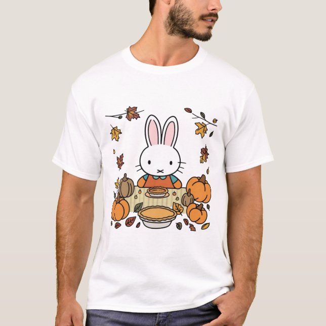 Miffy an Thanksgiving T-Shirt (Vorderseite)
