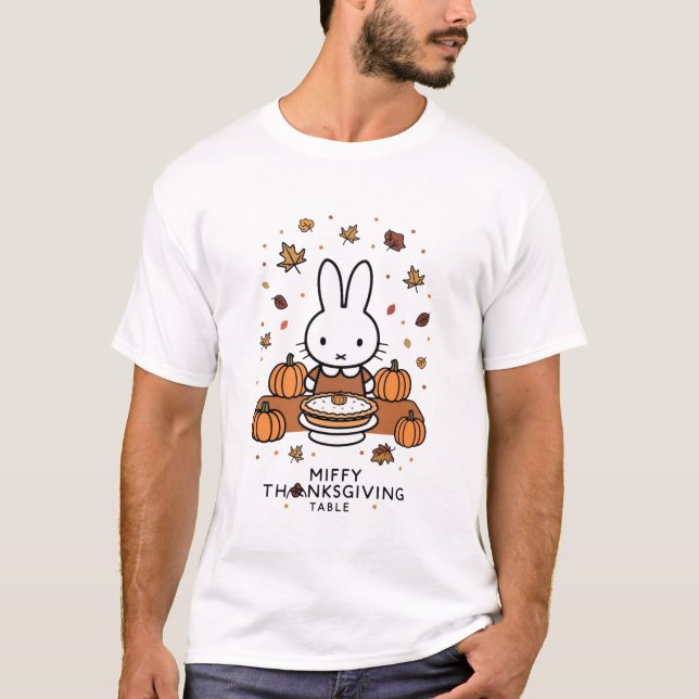 Miffy an Thanksgiving T-Shirt (Vorderseite)