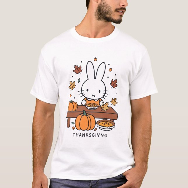 Miffy an Thanksgiving T-Shirt (Vorderseite)
