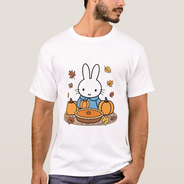Miffy an Thanksgiving T-Shirt (Vorderseite)