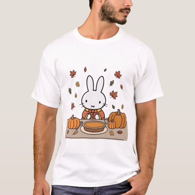 Miffy an Thanksgiving T-Shirt (Vorderseite)