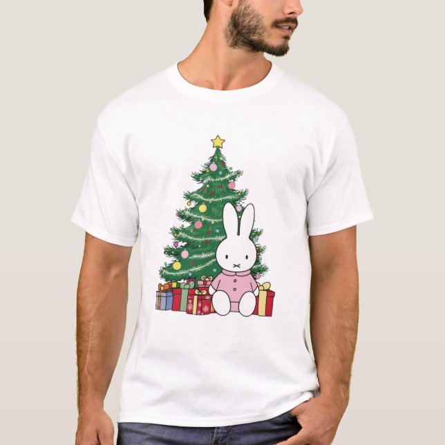 Miffy on Christmas Morning T-Shirt (Vorderseite)