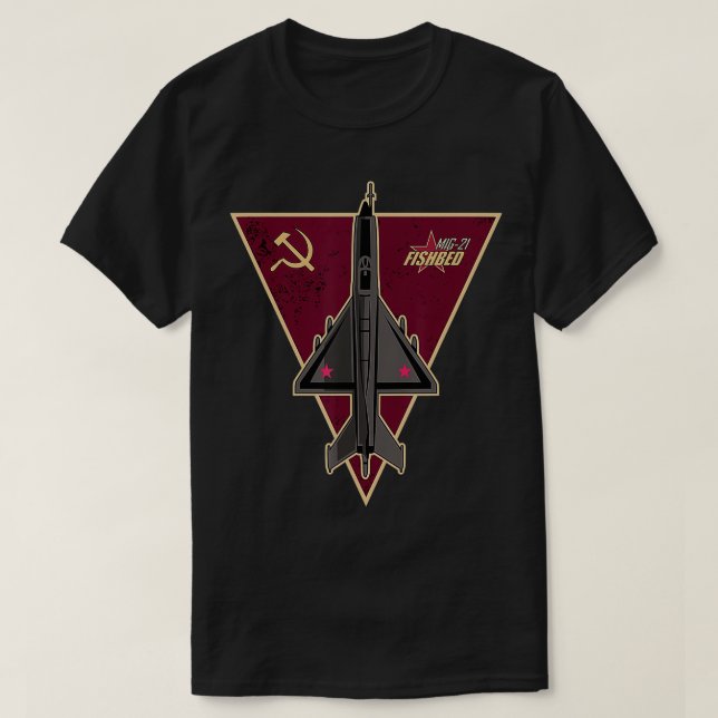 Mig21 Fishbed T-Shirt (Design vorne)