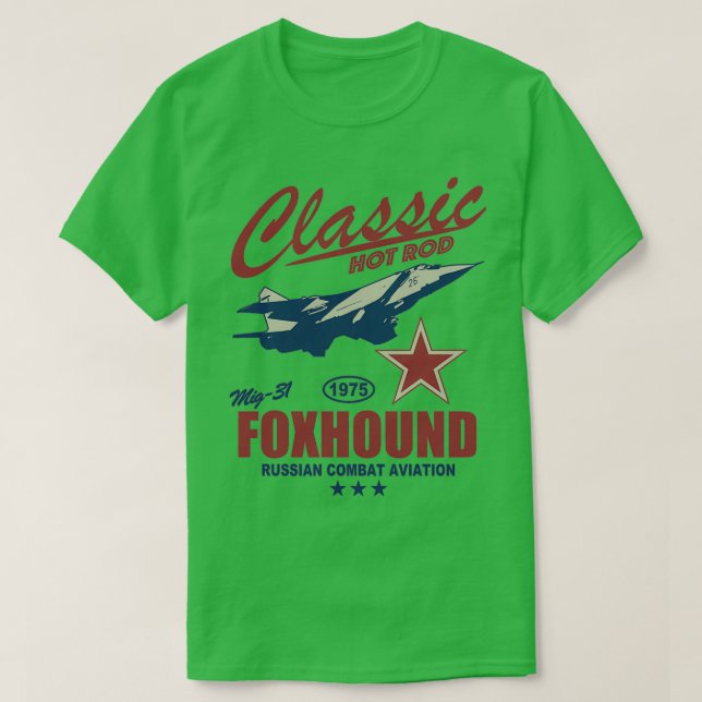 Mig31 Foxhound  T-Shirt (Design vorne)