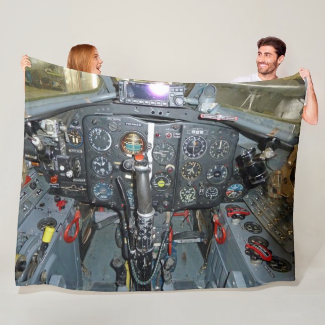 MIG 17 COCKPIT FLEECEDECKE (Beispiel)