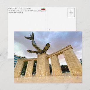 MiG-17-Denkmal, Hargeisa, Somaliland Reise Postkarte