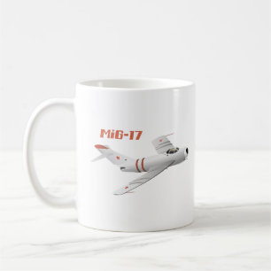 MiG-17 sowjetischer Jet-Kämpfer Kaffeetasse
