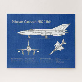 MiG-21 bis - Flugzeugkonzepte ABD Puzzle