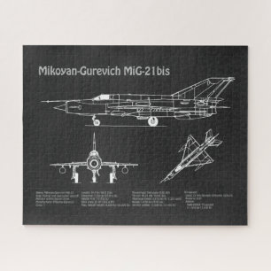 MiG-21 bis - Flugzeugkonzepte PD Puzzle