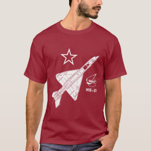 Mig-21 Fishbed Russe-Düsenjäger T-Shirt