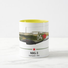 MiG-3 kämpft von Stalingrado - 1942 Tasse
