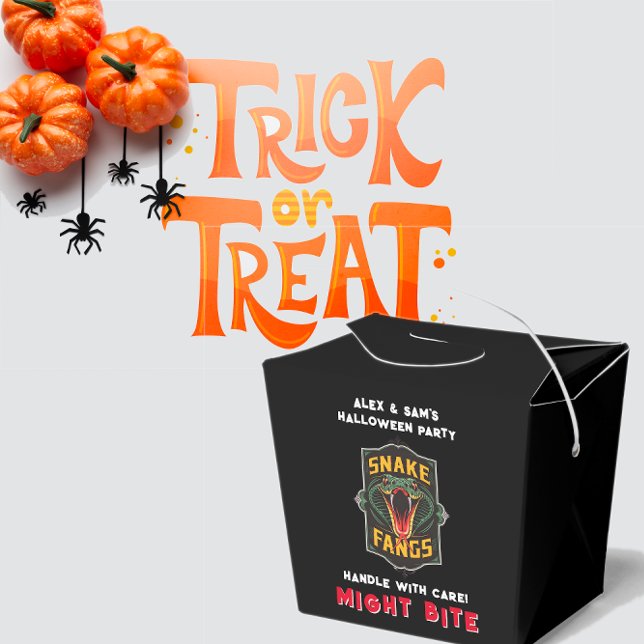 MIGHT BITE Snake Fang Halloween-Party Spooky Candy Geschenkschachtel (MIGHT BITE Snake Fang Halloween Party Spooky Candy Trick or Treat Favor Boxes)