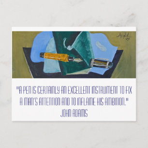 Mightier als das Schwert Postkarte