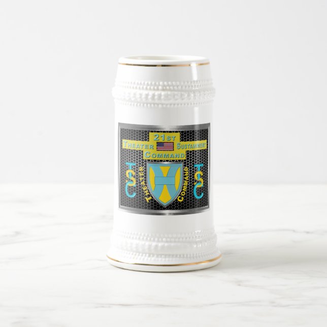 Mighty 21. Theater Sustainment Command Bierglas (Mittel)