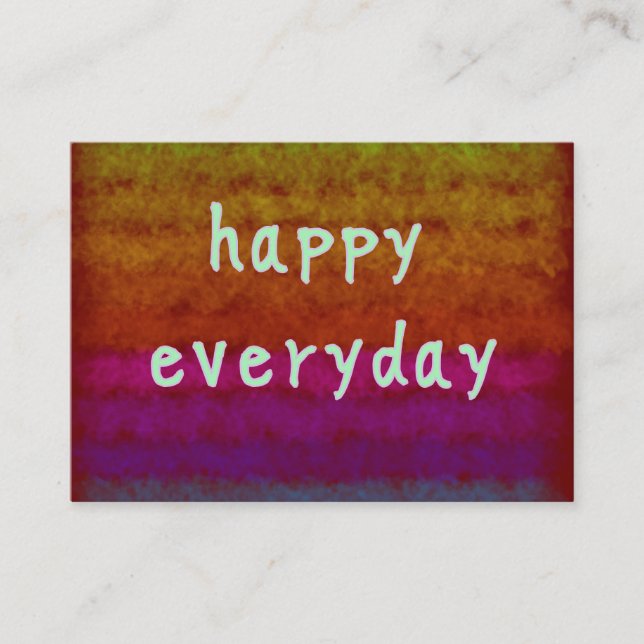 Mighty, 3,5 Zoll x 2,5" Visitenkarte (Vorderseite)