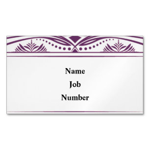 Mighty, 3,5 Zoll x 2,5" Visitenkarte Magnetische Visitenkarte