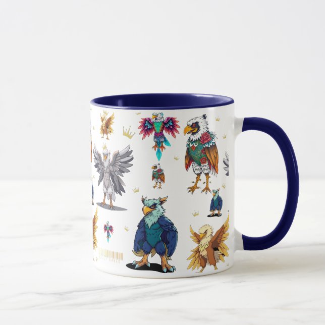 Mighty-Adler Tasse (Rechts)