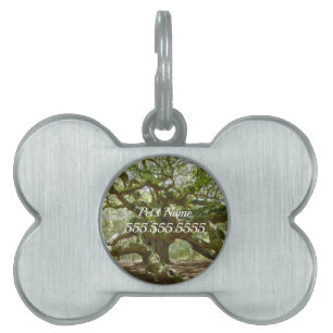 Mighty Angel Oak Pet ID Tag Tiermarke