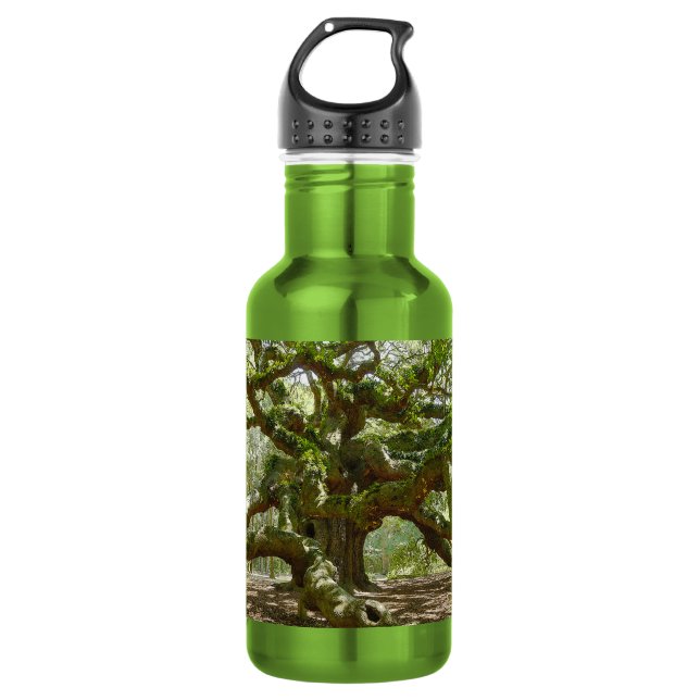 Mighty Angel Oak Water Flasche Edelstahlflasche (Vorderseite)