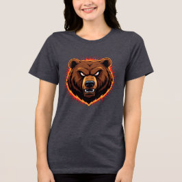 Mighty Bear – Raw Strength of Nature Tri-Blend Shirt