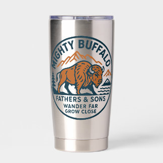 Mighty Buffalo tumbler Thermobecher