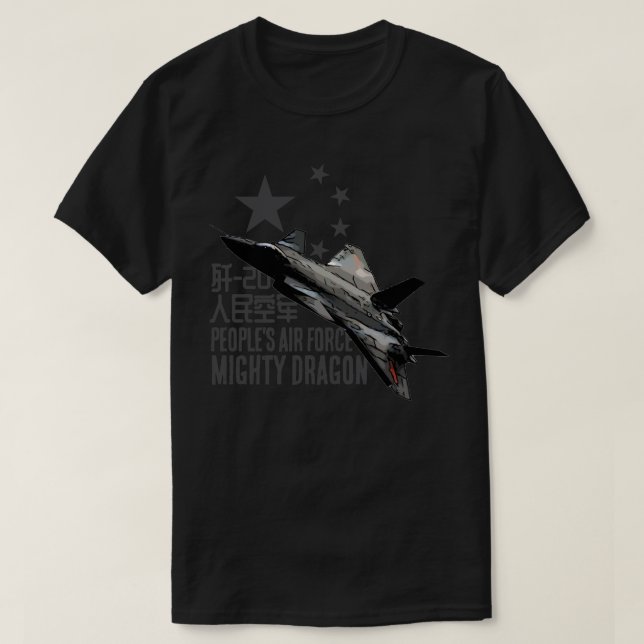 Mighty Dragon Stealth T-Shirt (Design vorne)