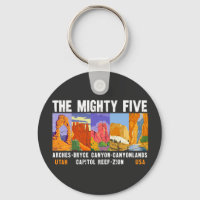 Mighty Five National Parks List Vintag