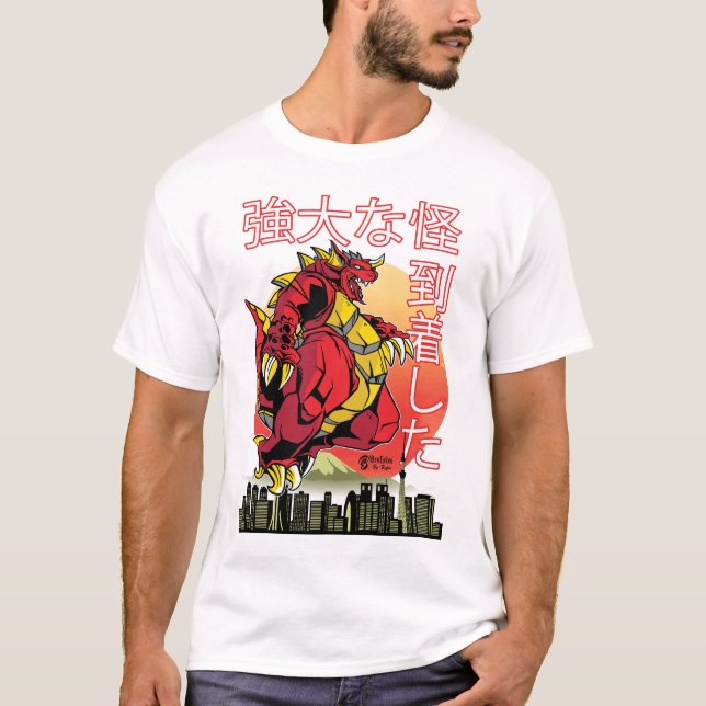 Mighty Kaiju Monster T-Shirt (Vorderseite)