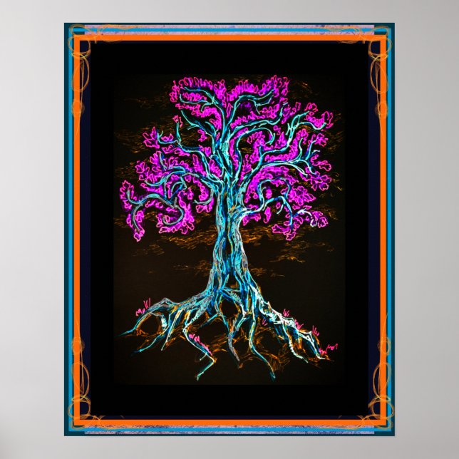 Mighty Lila Tree Poster (Vorne)