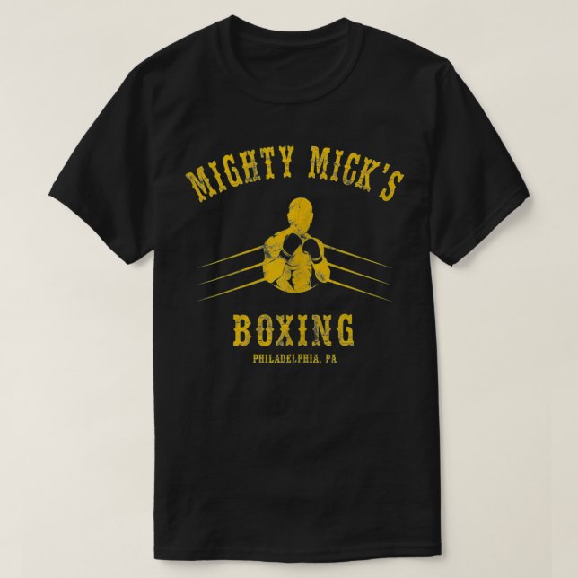 Mighty Micks Boxing Gym Philly Fans T-Shirt (Design vorne)