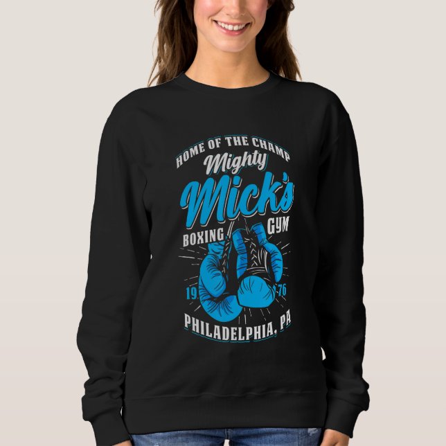 Mighty Micks Boxing Gym Vintag Gloves Retro Sweatshirt (Vorderseite)