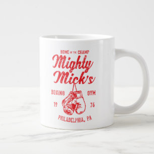 Mighty Mick's Boxing Gym Vintag Philly Coffee Tass Jumbo-Tasse