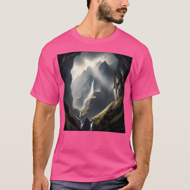 Mighty Natural Mountains aktiv T-Shirt (Vorderseite)