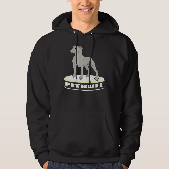 Mighty Pitbull Graphic Hoodie (Vorderseite)