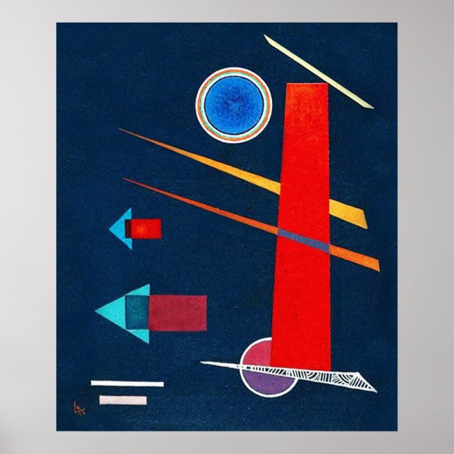 Mighty Red - Kandinsky Poster (Vorne)
