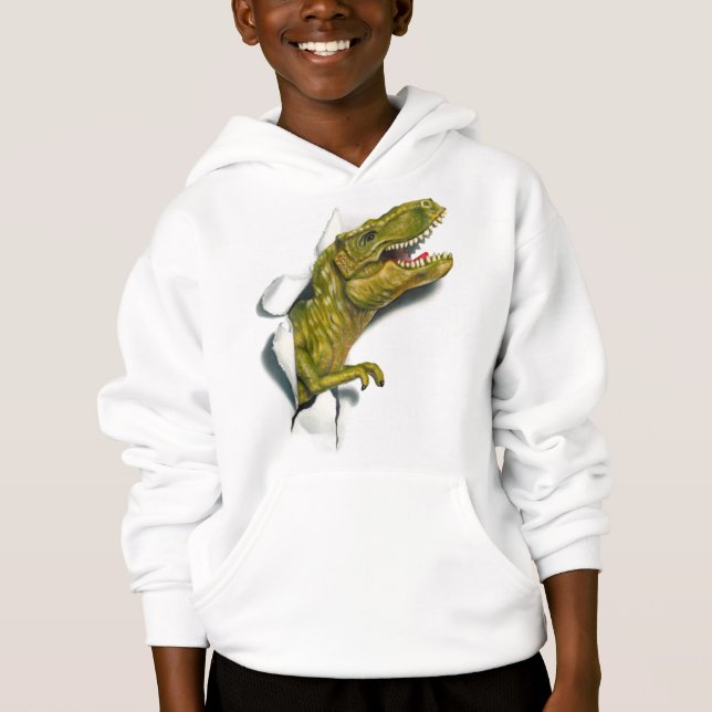 Mighty T-Rex Hoodie (Vorderseite)