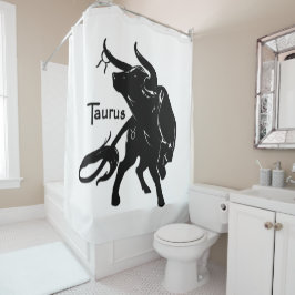 Mighty Taurus The Bull Zodiac Duschvorhang